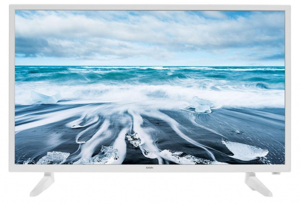 24"Телевизор LED BBK 24LEX-7290/TS2C Яндекс.ТВ белый HD 50Hz DVB-T2 DVB-C DVB-S2 USB WiFi Smart TV