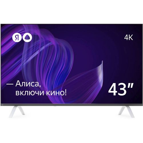 Телевизор LCD 43" 4K YNDX-00071 YANDEX 4K Ultra HD, черный, СМАРТ ТВ, Яндекс.ТВ