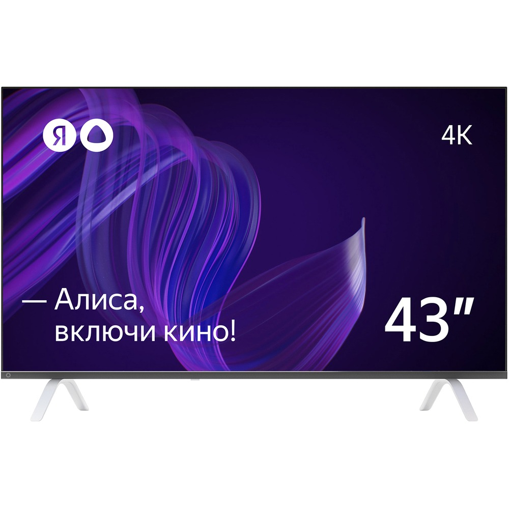Телевизор LCD 43" 4K YNDX-00071 YANDEX 4K Ultra HD, черный, СМАРТ ТВ, Яндекс.ТВ