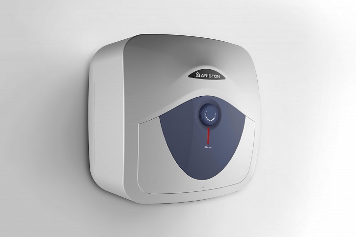 Накопительный электрический водонагреватель ARISTON 15 ABS BLU EVO RS 15, 15л, белый/синий