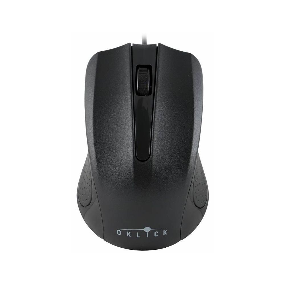 Мышь компьютерная Oklick 225M черный оптическая (1200dpi) USB (2but)