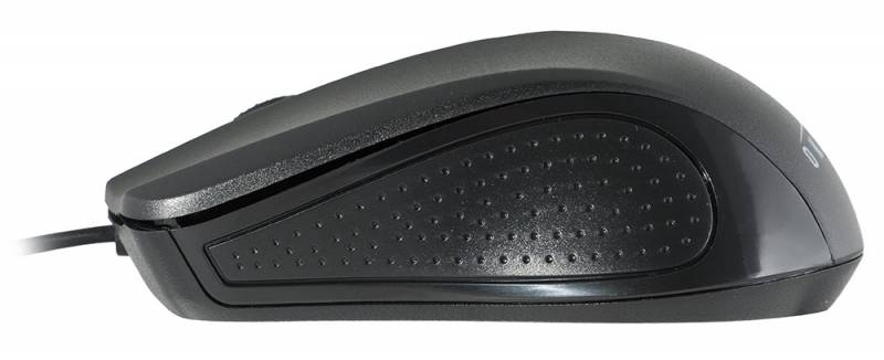 Мышь компьютерная Oklick 225M черный оптическая (1200dpi) USB (2but)