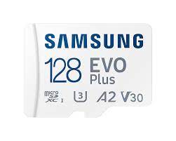Карта памяти microSDXC UHS-I U3 Samsung EVO PLUS 128 ГБ, 130 МБ/с, Class 10, MB-MC128KA/EU, 1 шт., п