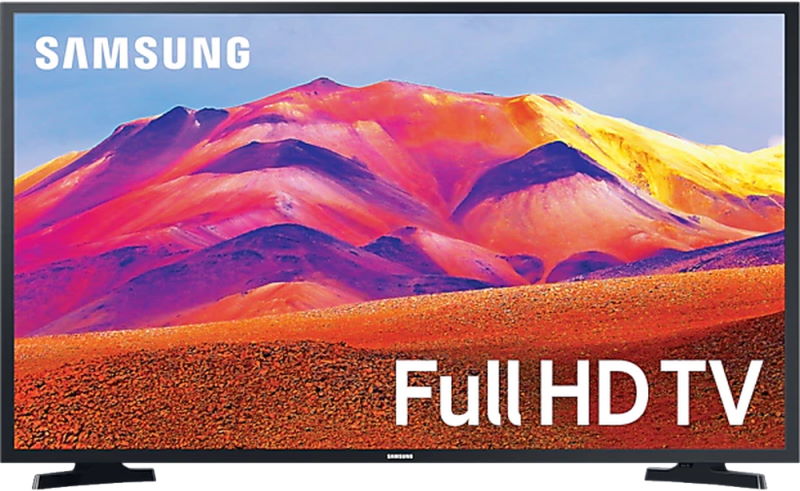 43" Телевизор Samsung UE43T5202AUXRU, FULL HD, черный, СМАРТ ТВ, Tizen OS