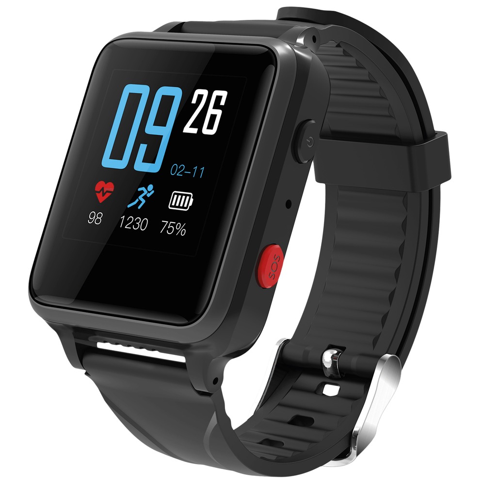 Умные часы WATCHER BLACK G-SM08BLK GEOZON