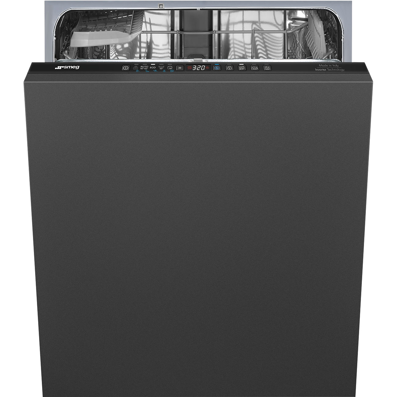 Встраиваемая посудомоечная машина Smeg ST273CL [60 см, 13 комп., пр.-11, инвертор, дисп., луч, автоотк., конденс., полн.(корпус+шланг)]