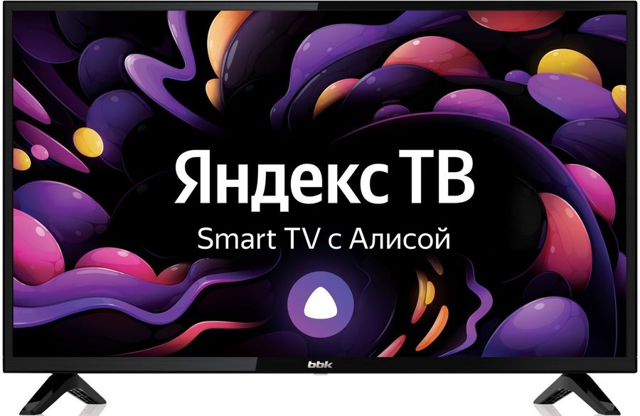 LED телевизор BBK 32LEX-7243/TS2C черный, 32", HD Ready, Яндекс ТВ