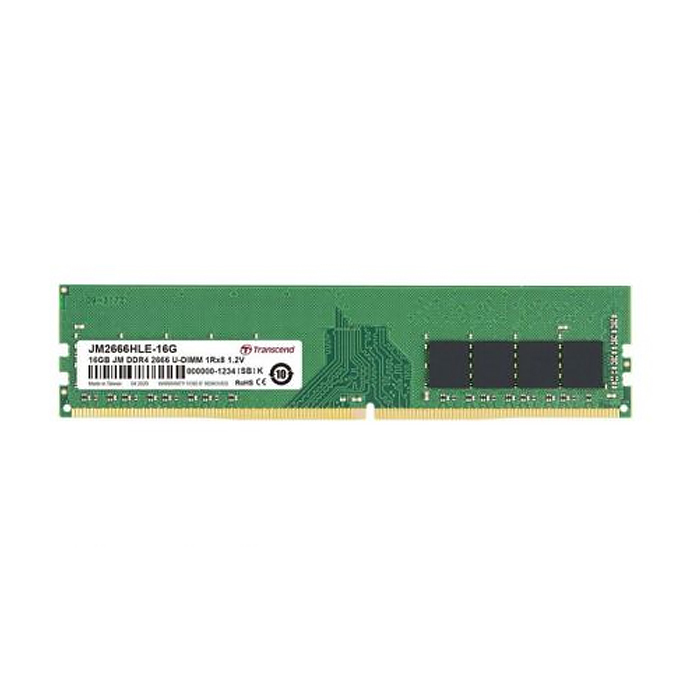 Оперативная память 16Gb DDR4 2666MHz Transcend (JM2666HLE-16G)