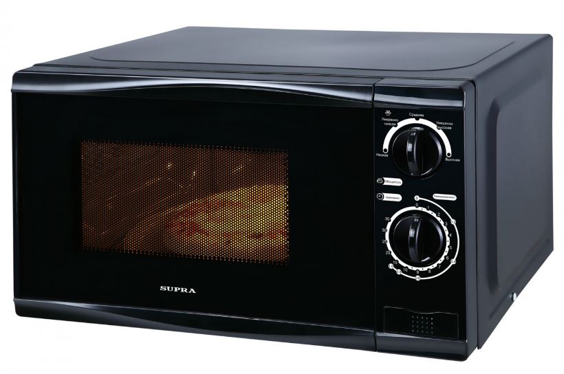 Микроволновая печь SUPRA 20MB75 [20 л, 700 Вт, переключатели - поворотный механизм, черный]