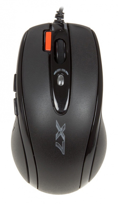 Мышь A4TECH X-710BK, игровая, оптическая, проводная, USB, черный [x-710bk usb]
