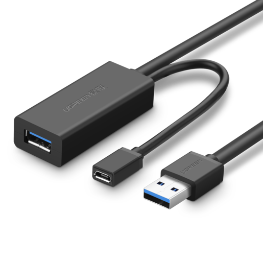Ugreen US175 USB 3.0 Extension Cable 5m Black 20826