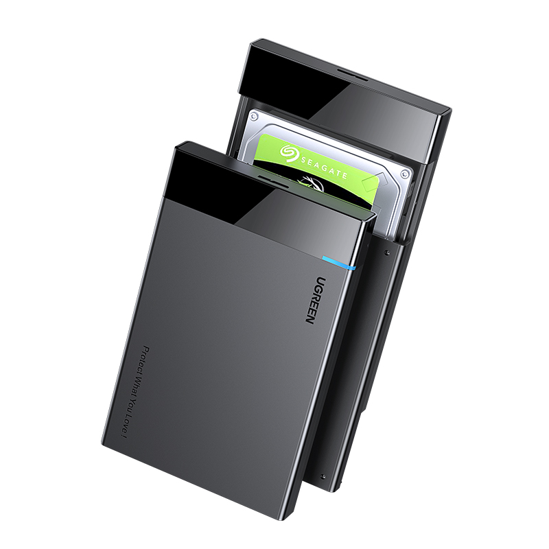Бокс для жесткого диска Ugreen US221 USB-A 3.0 - 2.5 SATA + кабель Micro-B to USB-A 3.0 30848