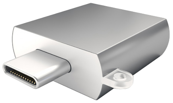 USB адаптер Satechi Type-C USB Adapter USB-C to USB 3.0. Цвет серый.