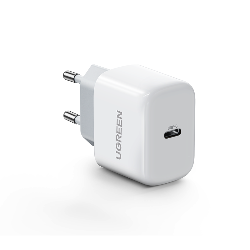 Зарядное устройство UGREEN CD241 (10220) Mini USB-C 20W PD Fast Charger. Цвет: белый