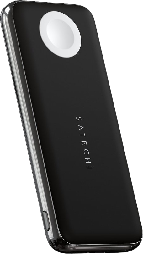 Беспроводное зарядное устройство Satechi Quatro Wireless Power Bank. Цвет: серый космос.