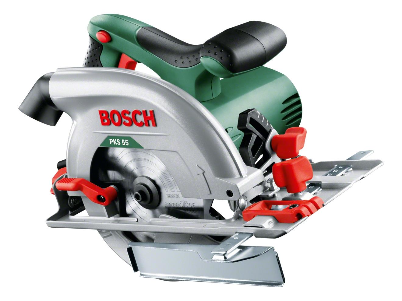 Циркулярная пила (дисковая) Bosch PKS 55 1200Вт (ручная)