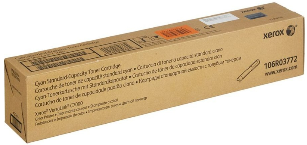 Картридж лазерный Xerox 106R03772 голубой (3300стр.) для Xerox VersaLink C7000