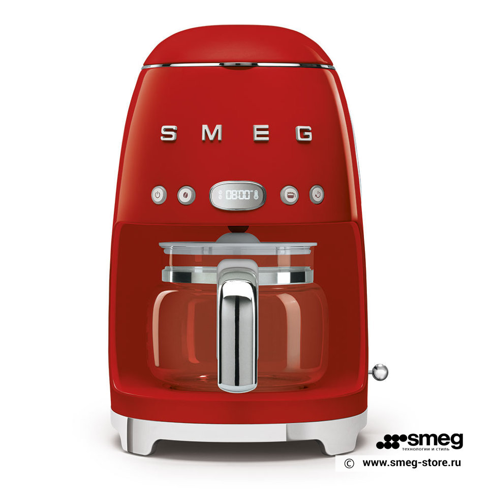 Кофеварка капельная Smeg DCF02RDEU, красный