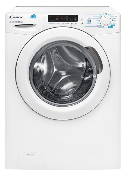 Стиральная машина Candy Smart CSS4 1282D1/2-07 класс: A-10% загр.фронтальная макс.:8кг белый