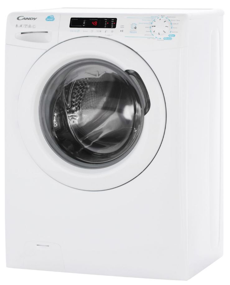 Стиральная машина Candy Smart CSS4 1282D1/2-07 класс: A-10% загр.фронтальная макс.:8кг белый