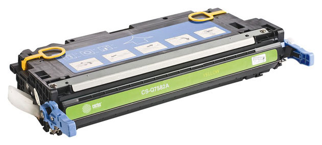 Картридж лазерный Cactus CS-Q7582A Q7582A желтый (6000стр.) для HP LJ CP3505/3800