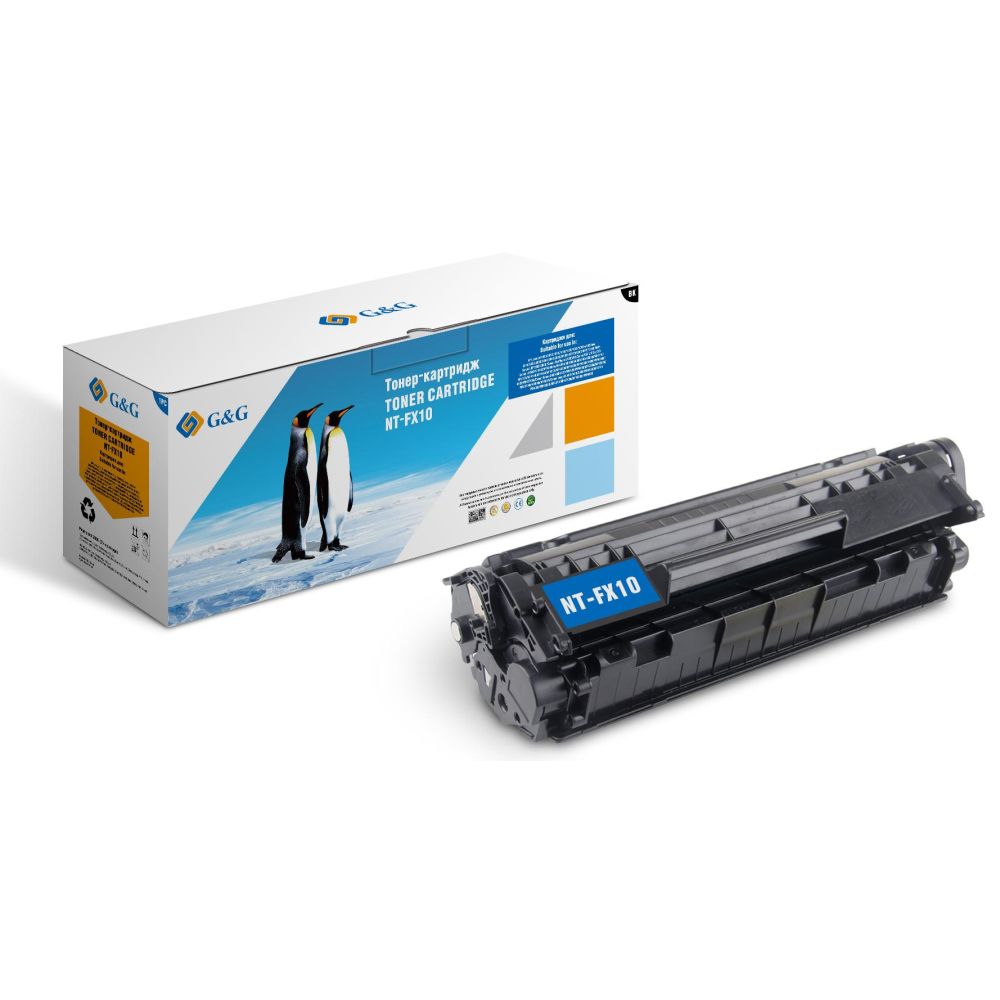 Картридж лазерный G&G NT-FX10 черный (2000стр.) для Canon L100/L120/4140/MF4380dn/D420/D480