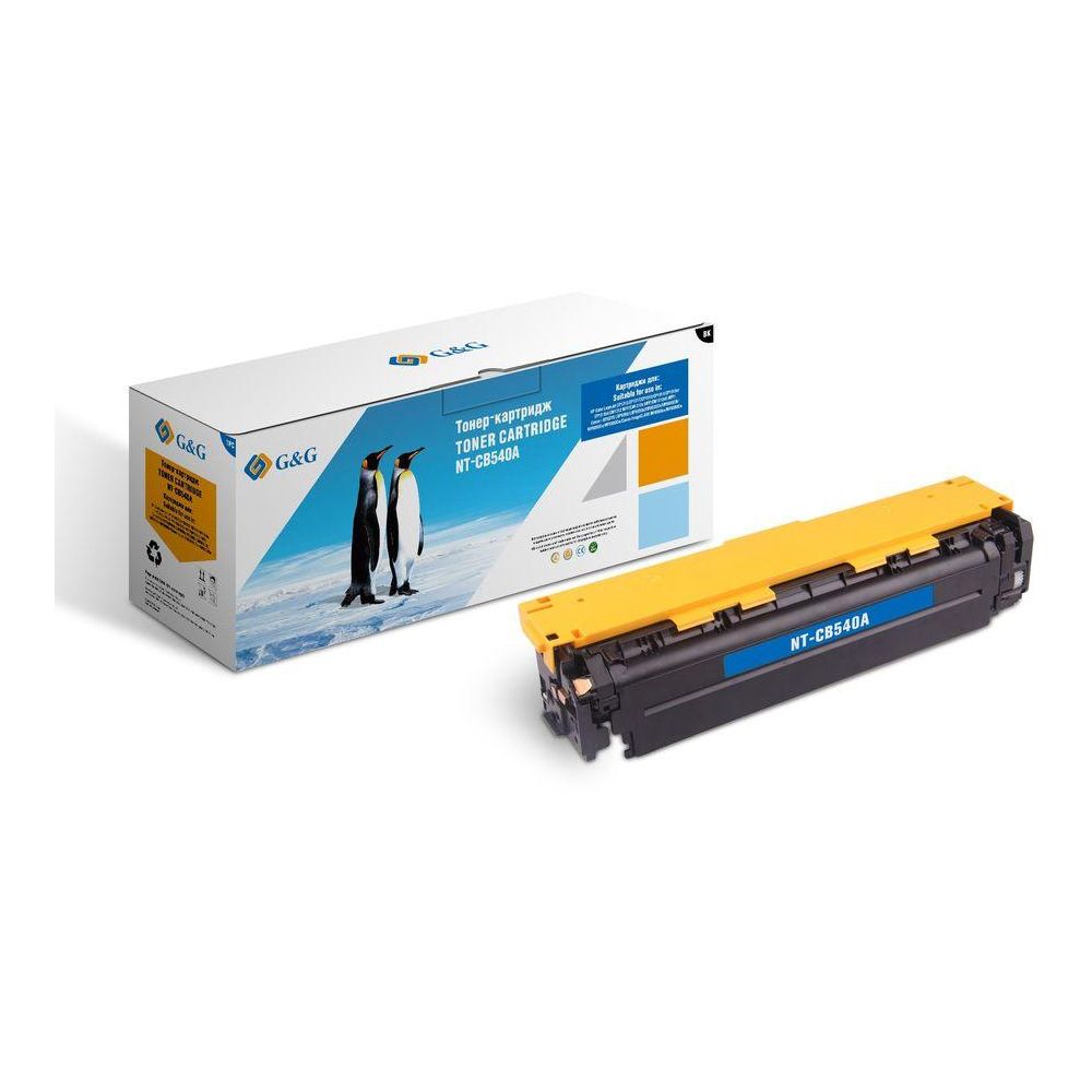 Картридж лазерный G&G NT-CB542A желтый (1400стр.) для HP CLJ CP1215/1515/CM1312