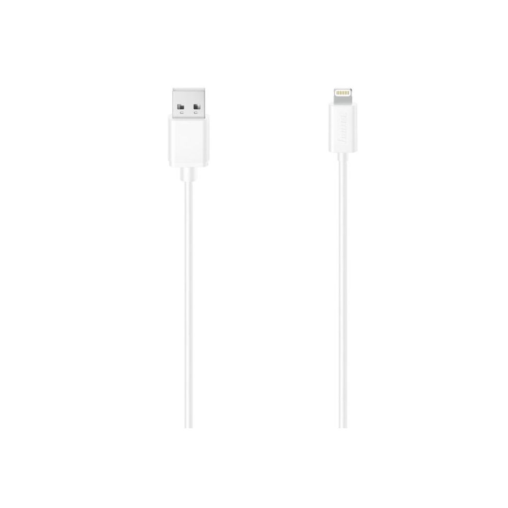 Кабель Hama H-200623 00200623 USB (m)-Lightning (m) 1.5м белый