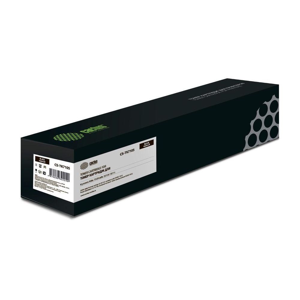 Картридж лазерный Cactus CS-TK7105 TK-7105 черный (20000стр.) для Kyocera Mita TASKalfa 3010i/ 3011i