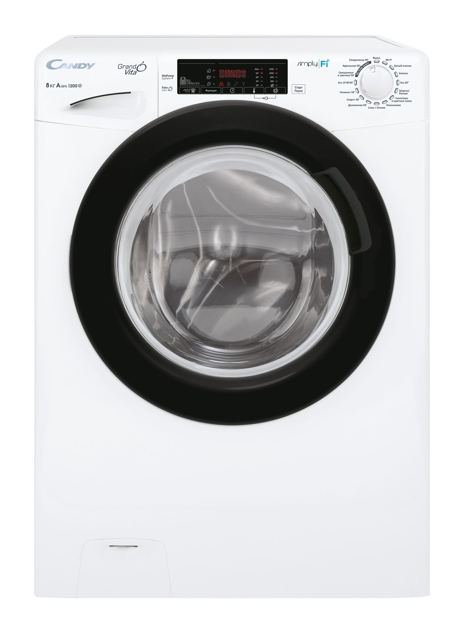 Стиральная машина Candy GrandO Vita GVOS44 1285TWB-07 класс: A загр.фронтальная макс.:8кг белый