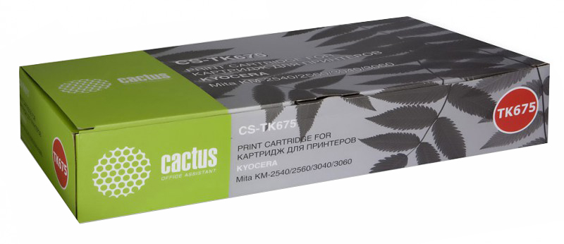 Картридж лазерный Cactus CS-TK675 TK-675 черный (20000стр.) для Kyocera Mita KM 2540/2560/3040/3060