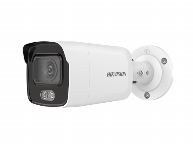 Камера видеонаблюдения IP Hikvision DS-2CD2027G2-LU(C)(4mm) 4-4мм цветная корп.:белый