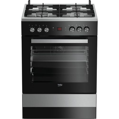 Комбинированная плита Beko FSM 62530 DXMS, черный