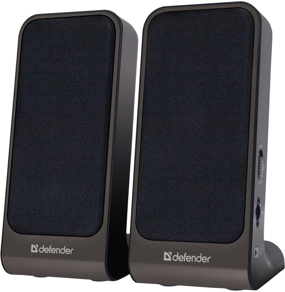 КОЛОНКИ КОМПЬЮТЕРНЫЕ DEFENDER SPK-225, 2.0, 4 ВТ, ПЛАСТИК, ЧЕРНЫй