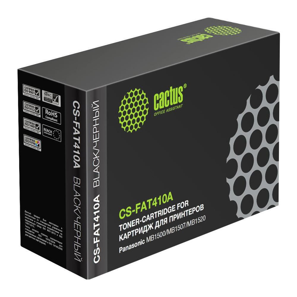Картридж лазерный Cactus CS-FAT410A KX-FAT410A7 черный (2500стр.) для Panasonic MB1500/MB1507/MB1520