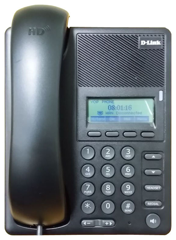 Телефон IP D-Link DPH-120SE/F1 черный