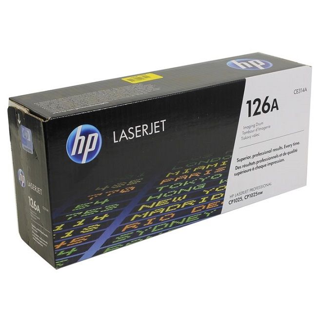 Блок фотобарабана HP 126A CE314A ч/б:14000стр. цв:7000стр. для LJ CP1025 HP