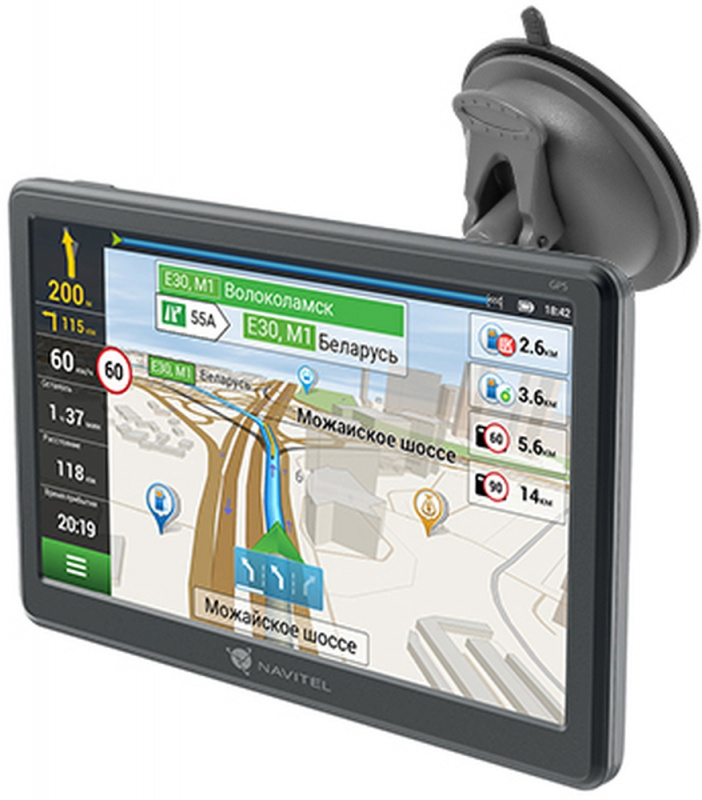 Навигатор Автомобильный GPS Navitel E707 Magnetic 7" 800x480 8Gb microSDHC серый Navitel