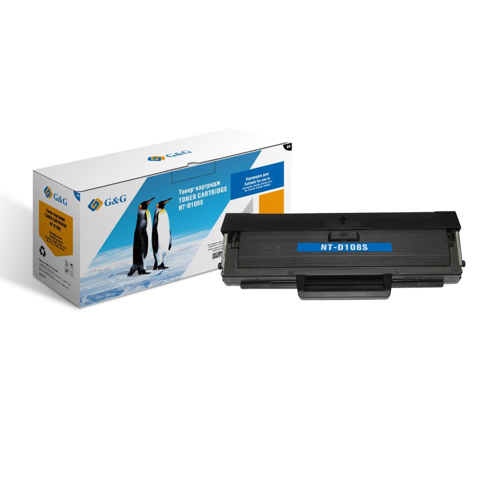 Картридж лазерный G&G NT-D108S черный (1500стр.) для Samsung ML-1640/2240/2241/1641/1645/1640XSA