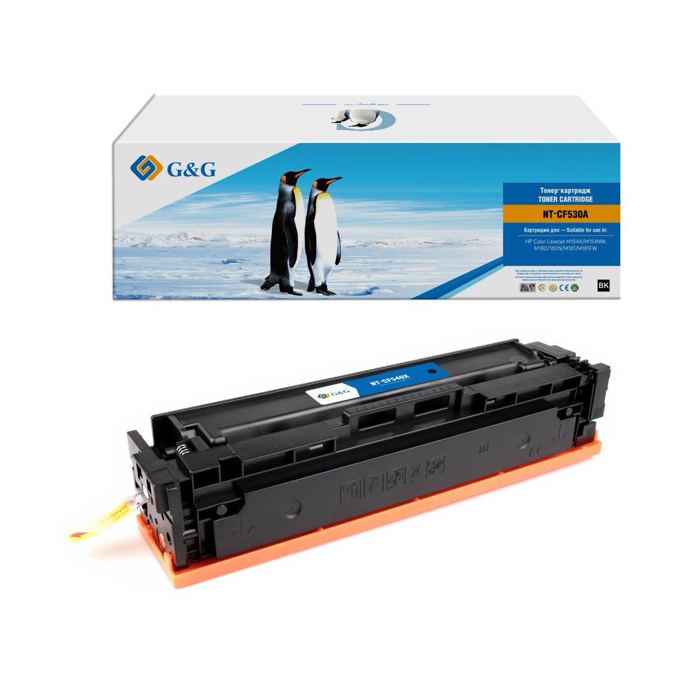 Картридж лазерный G&G NT-CF530A черный (1100стр.) для HP CLJ M154A/M154NW,M180/180N/M181/M181FW