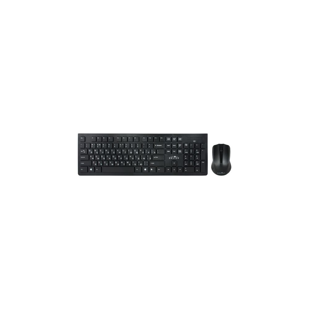 Клавиатура + мышь Оклик 250M клав:черный мышь:черный USB беспроводная slim (997834)