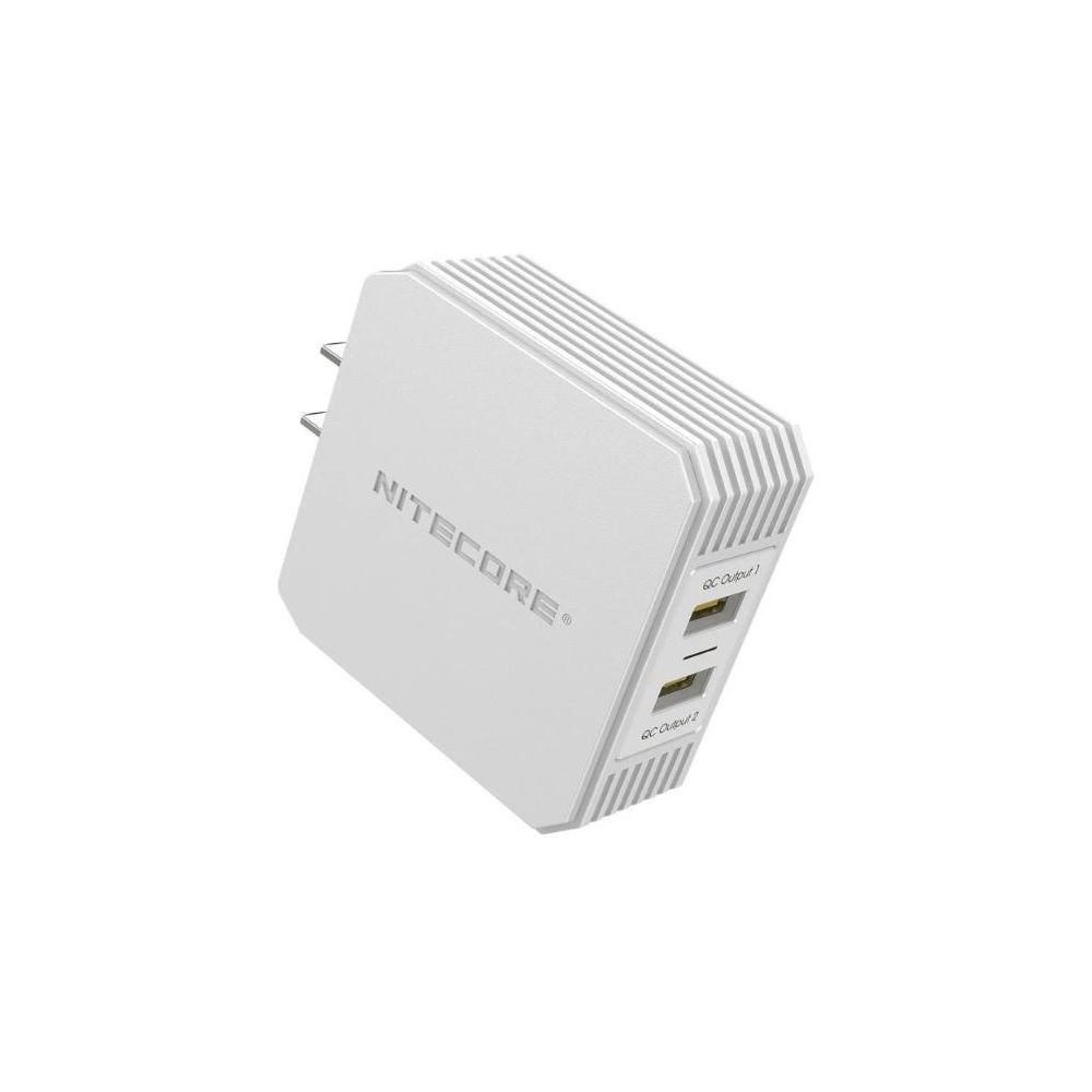 Сетевое зар./устр. Nitecore UA42Q 2.1A 2xUSB белый (18391)