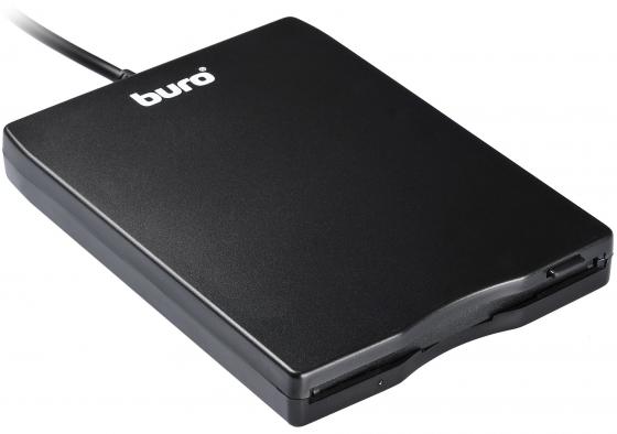 Дисковод USB 3.5" Buro BUM-USB FDD 1.44Mb внешний черный