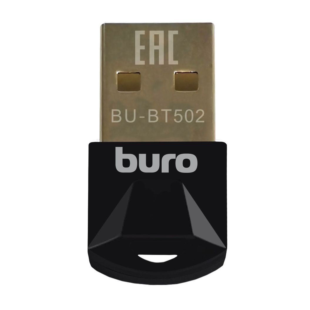 Адаптер USB Buro BU-BT502 BT5.0+EDR class 1.5 20м черный