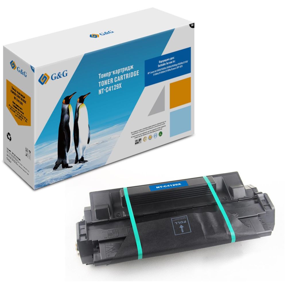 Картридж лазерный G&G NT-C4129X черный (10000стр.) для HP LJ 5000/ 5100