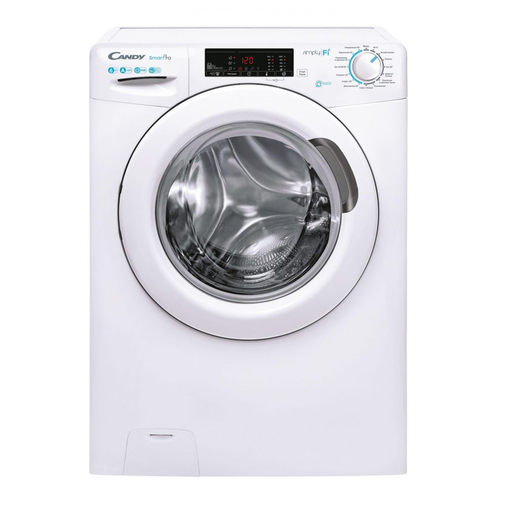 Стиральная машина Candy Smart Pro CSO34 106T1/2-07 класс: A-10% загр.фронтальная макс.:6кг белый