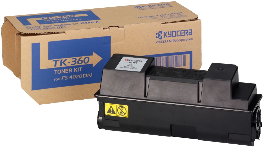 Картридж лазерный Kyocera TK-360 1T02J20EU0 черный (20000стр.) для Kyocera FS-4020