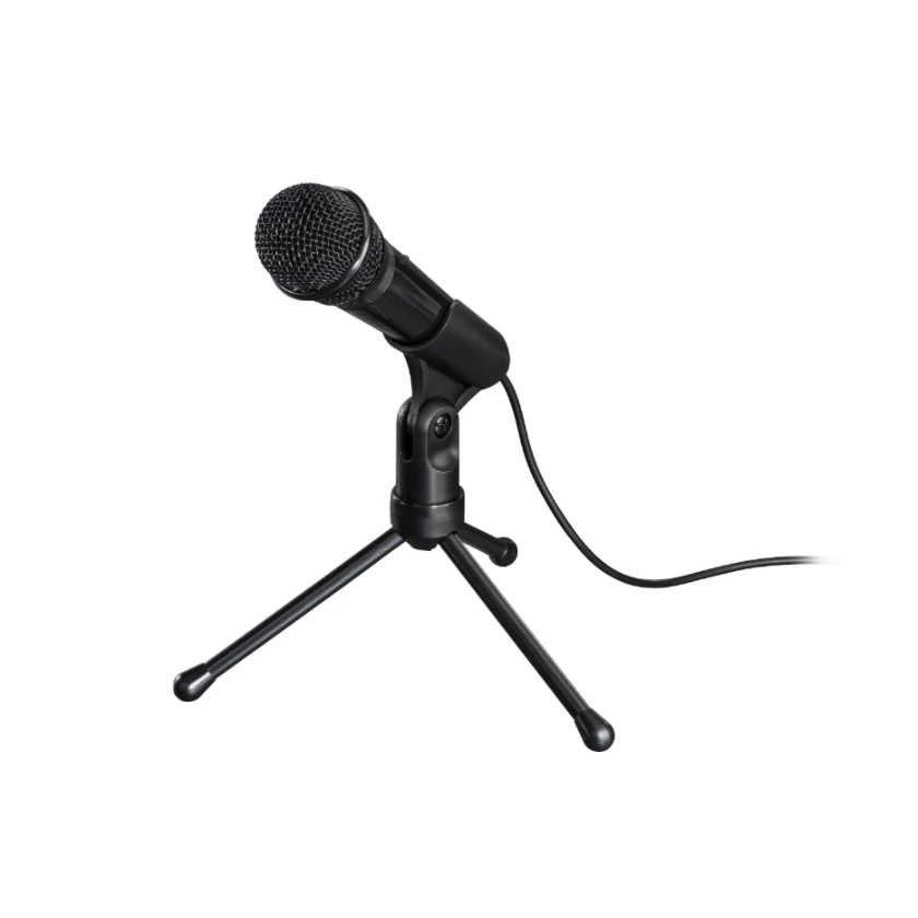 Микрофон проводной Hama MIC-P35 Allround 2.5м черный