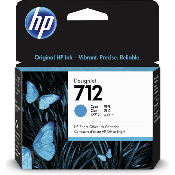 Картридж/ HP 712 29-ml Cyan DesignJet Ink Cartridge
