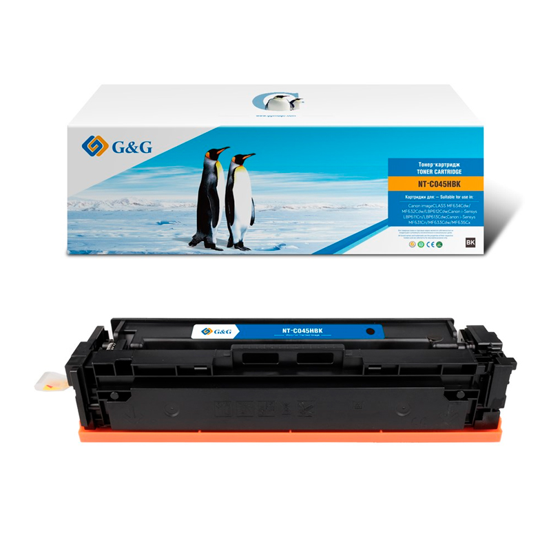 Картридж лазерный G&G NT-C045HBK черный (2800стр.) для Canon LBP 611Cn/613Cdw/631Cn/633Cdw/635Cx